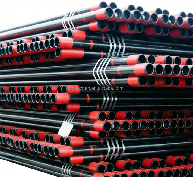 Oil Casing Pipe with API 5CT J55 N80 P110 114.3-339.7mm Seamless Threaded and Coupled for Oil Gas Well Drilling