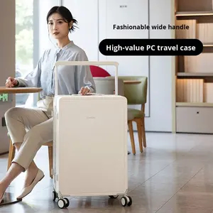 Maleta de Viaje con Ruedas Anchas, Nueva, con Marco de <span class=keywords><strong>PC</strong></span>, Impermeable, de Poliéster, con Candado de Contraseña, Gran Capacidad, Silenciosa, Multifuncional, con Ruedas Universales - Product Image 4