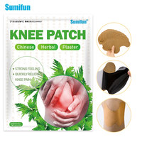Sumifun Patchs Analgésiques pour Genoux à l'Armoise, Autocollants Auto-Chauffants pour Articulations, Muscles et Arthrite Rhumatoïde, Application Corporelle, Patchs Musculaires