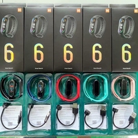 Reloj Inteligente 2026 M6 UK8 IP67 con Pantalla TFT, Monitor de Ritmo Cardíaco, Rastreador de Actividad Física, Deportivo, Cuadrado, Compatible con Fitpro