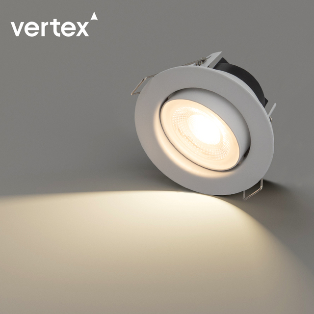 IP54 Modern Aluminum Home Commercial High Brightness 3W LED Recessed Anti-glare Dimmable Spotlights No Noise Flicker Free LED