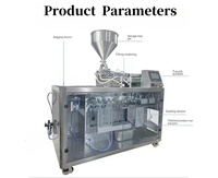 Machine d'emballage Doypack automatique à double ligne, haute vitesse et haute productivité, pour le remplissage et le scellage de sauce aux myrtilles
