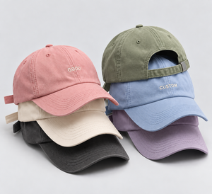 Casquette de baseball OEM en coton, style décontracté, non structurée, avec logo brodé en 3D, 6 panneaux, ajustable, Gorras - Product Image 1