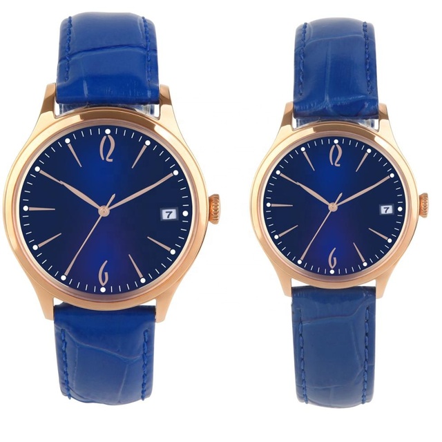 New Design Hot Selling Classical  Simple Top Hat  Stainless Steel  Pair Watches