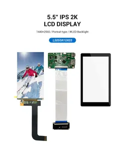 Venta al por mayor módulo 2k-Sharp-módulo LCD IPS LS055R1SX03 Original, 5,5 pulgadas, 2k, 2560x1440, HD-MI LCD a placa MIPI para impresora 3d VR WANHAO D7
