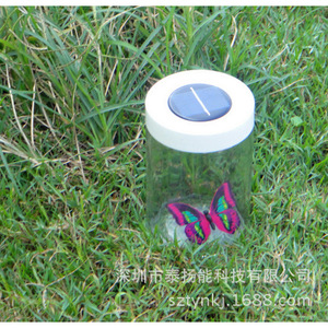 Cilindro Decorativo con Diseño de Mariposa y Botella, Impresión Serigráfica, Funciona con Energía Solar, 110*166MM, Globo Decorativo para Niños de 8 a 13 Años - Product Image 2