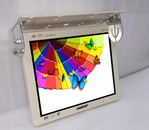 QZ-1502 montaggio a 15 pollici del tetto Flip down <span class=keywords><strong>monitor</strong></span> <span class=keywords><strong>Monitor</strong></span> <span class=keywords><strong>monitor</strong></span> montato a soffitto Bus LCD TV - Product Image 3