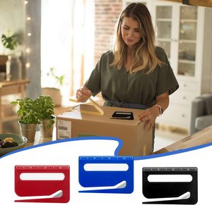 Ouvre-lettre 3-<span class=keywords><strong>en</strong></span>-1 avec règle et loupe, outil de découpe d'enveloppes sécurisé pour courrier, colis, etc. - Product Image 6