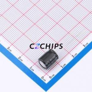 Condensateur électrolytique en aluminium à montage traversant EWH2GM4R7F09OT, composant à montage traversant (THT), D8xL9mm 4.7uF 20% 400V 3.5mm - Product Image 2