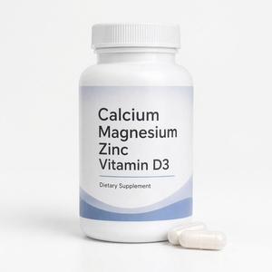 Capsules de calcium, magnésium, zinc et <span class=keywords><strong>vitamine</strong></span> D3 Flourisher, 60 unités, complément alimentaire pour hommes et femmes adultes - Product Image 6