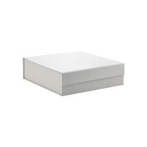 Custom Screen Printing logo Plain White Medium Size <b>square</b> Magnetic Folding Gift Box with Magnetic Lid - Product Image 3