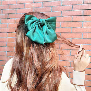 Aksesoris Rambut Jepit Kupu-kupu Warna Solid untuk Wanita, Bahan Pita, Gaya Eropa-Amerika, Cocok untuk Pesta - Product Image 2
