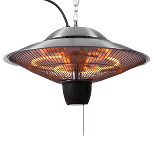 Langit-langit dinding dipasang menggantung 1000W 1500W Taman kedai kopi restoran luar ruangan komersial Halogen inframerah teras pemanas - Product Image 1