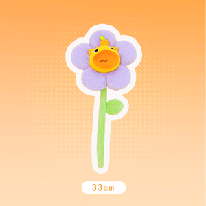 Peluche Super Douce Capybara Lulu Bouquet – Adorable Poupée Fleur en Peluche pour Petite Amie - Product Image 3