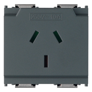 ซิกูรี่ 2P+T 10A เต้ารับไฟฟ้าออสเตรเลีย สีเทา 250V ปลั๊กไฟฟ้า - Product Image 1