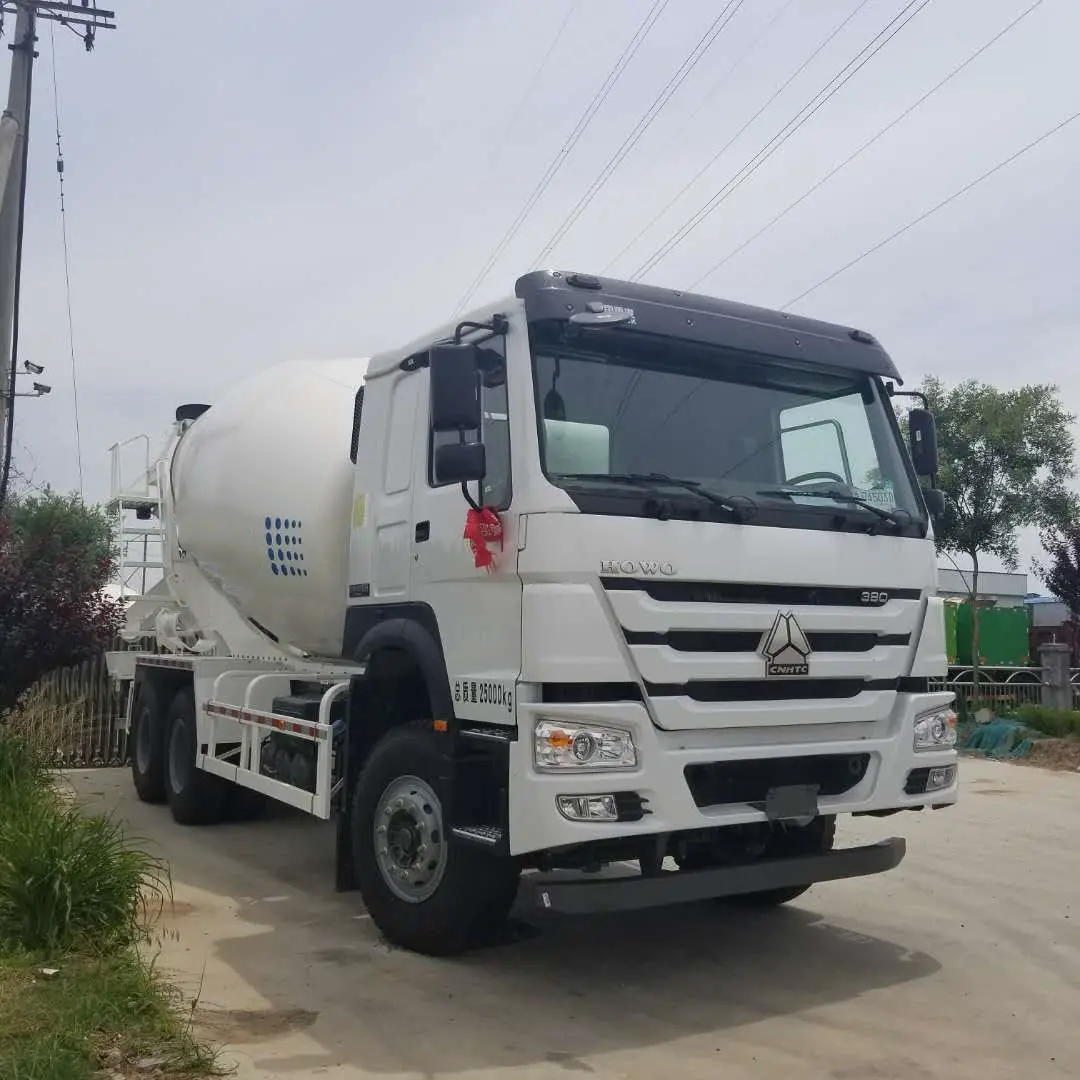 Wholesale Good Condition howo concrete mixer truck 6X4 used concrete mixer truck 10 cubic meters cement mixer truck for sale