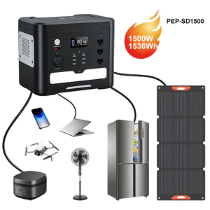 Station de stockage d'énergie portable extérieure unidirectionnelle au lithium-fer-phosphate 1500W 1536Wh, la plus vendue, avec certifications CE FCC RO - Product Image 4