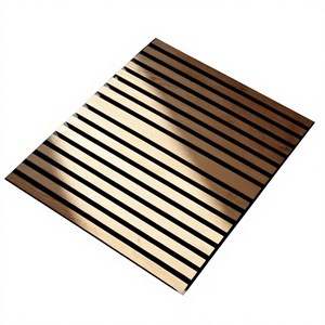 Panel Acústico de Chapa de Madera, Panel Absorbente de Sonido de Fibra de Poliéster, Panel Decorativo de Reducción de Ruido para Paredes Interiores - Product Image 3