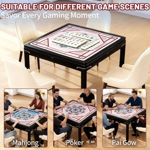 Tapete de Juego Antideslizante con Diseño Celestial Bloom y Reducción de Ruido para Mahjong, Póker, Juegos de Cartas, Dominó - Product Image 4