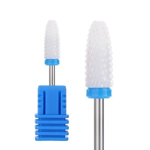 Fraise à ongles en céramique résistante à la chaleur à grain fin pour l'élimination du vernis gel acrylique et le lissage de la surface des ongles, gain de temps - Product Image 4