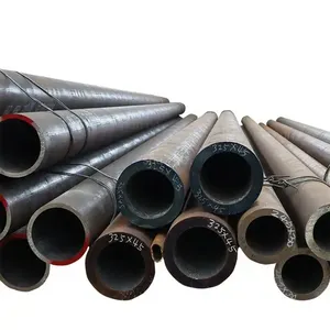 High quality Factory price Gr.B ERW SCH 40 hot rolled seamless carbon steel pipe tube for Fluid Pipe