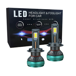 Bohlam Lampu Depan Mini COB LED Strobe Dua Warna Lampu Kabut Kustom <span class=keywords><strong>H4</strong></span> untuk Mobil - Product Image 1