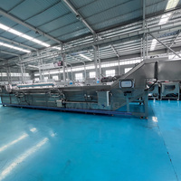 Chaîne de pasteurisation de jus d'orange en tunnel personnalisable, équipement de pasteurisation de nouilles haute capacité, machine de pasteurisation du miel