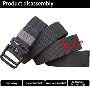 Bas <span class=keywords><strong>pas</strong></span> <span class=keywords><strong>cher</strong></span> en gros hommes tissu <span class=keywords><strong>ceinture</strong></span> en alliage métallique boucle <span class=keywords><strong>ceinture</strong></span> de Combat en plein air chasse randonnée sport <span class=keywords><strong>ceinture</strong></span> tactique - Product Image 3