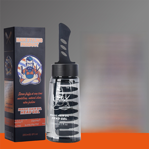 Venta al por mayor de 100g de aceite para el cabello peine fresco a base de agua <span class=keywords><strong>Gel</strong></span> de peinado de etiqueta privada para un peinado rápido barrido hacia atrás - Product Image 3