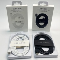 Cable de Carga Rápida USB C a USB C para Teléfono Móvil Samsung S23 S24 S25 Ultra, Cable de Carga Tipo C PD de 1.8M para Cargador Samsung