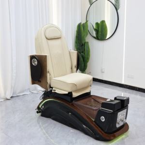 <span class=keywords><strong>Fauteuil</strong></span> de pédicure multifonctionnel pour salon de beauté, base en bois, pour spa des pieds, manucure et pédicure - Product Image 2