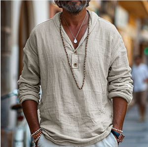 <span class=keywords><strong>Chemise</strong></span> à manches longues en coton décontractée pour <span class=keywords><strong>homme</strong></span>, <span class=keywords><strong>chemise</strong></span> de loisirs quotidienne, <span class=keywords><strong>taille</strong></span> plus <span class=keywords><strong>6XL</strong></span>, ODM personnalisé - Product Image 5