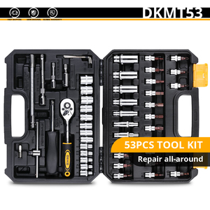 <span class=keywords><strong>DEKO</strong></span> DKMT53 Juego de Herramientas de Reparación Profesional para el Hogar de 53 Piezas con Caja BMC, Herramientas de Reparación de Automóviles, Llave Inglesa, Destornillador - Product Image 2