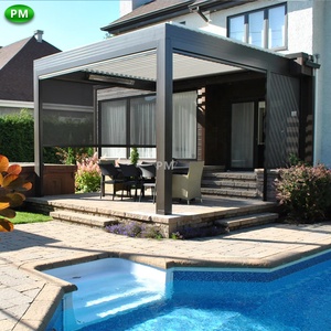 Toldo Automático para Terraza Exterior, Descuento del 2-20%, Pabellón de Aluminio de 12x16, Gazebo para Exteriores con Recubrimiento en Polvo para Piscina - Product Image 4