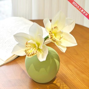 Artificial Cymbidium Flowers Silk Decorative Table <b>Ornament</b> For Home Wedding Props - Product Image 3