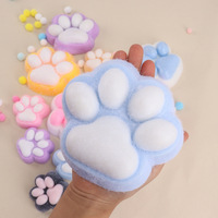 CHENXI Super Big Tpr 12CM Kawaii Rose/Multicolore Taba Squishy Soulagement du Stress Fidget Toy 186g pour Enfants et Adultes
