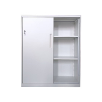 Rangement de fichiers de bureau armoire à portes coulissantes basse courte petite armoire de classement Archivadores De Oficina