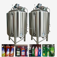 Mélangeur de liquide d'émulsifiant d'homogénéisation d'acier inoxydable de refroidissement/chauffage 2000L