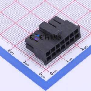 HC-MX3.0-2*7Y Housing (Wire-to-Board / Wire-to-Wire) P=3mm Connector 2x7P 3mm Micro-Fit (MX 3.0) 3mm - Product Image 1
