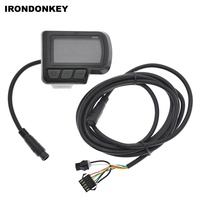 Compteur de vitesse électrique à affichage LCD 36V 48V pour odomètre de vélo électrique avec prise WP 6pin Ebike Display