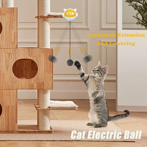 Nuevos Juguetes Interactivos para Gatos, Bolas Eléctricas para Gatos, Juguete para Mascotas, Bolas <span class=keywords><strong>de</strong></span> <span class=keywords><strong>Pelo</strong></span> Inteligentes que se Levantan y Bajan, <span class=keywords><strong>Bola</strong></span> Eléctrica para Gatos Autoentretenedora - Product Image 2