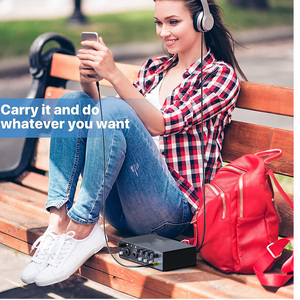 Nhà máy chuyên nghiệp USB giao diện âm thanh 2 kênh ghi âm mini card âm thanh cho Iphone live streaming - Product Image 5