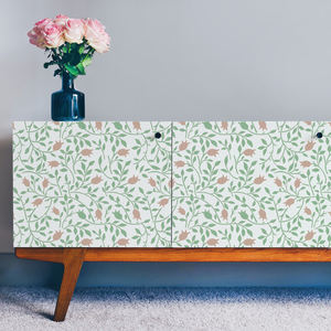 ลายฉลุผนังลายดอกไม้สไตล์โบฮีเมียน ลายกิ่งไม้ ใช้ซ้ำได้ สำหรับตกแต่งผนัง - Product Image 4