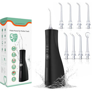 Nuevo Irrigador Bucal Inalámbrico Recargable 2026, Resistente al <span class=keywords><strong>Agua</strong></span> IPX7, con 5 Modos y 8 Boquillas para <span class=keywords><strong>Dientes</strong></span> - Product Image 1
