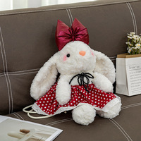 Jouets en peluche lapin doux et adorables en gros, décoration d'anniversaire, cadeaux pour la fête des mères et la Saint-Valentin, animaux en peluche lapin, poupées, jouets