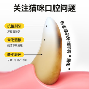 Bâtonnets de dentition pour chat fourrés aux canneberges 70g, friandises lyophilisées pour le nettoyage des dents, contre la mauvaise haleine et pour les soins dentaires - Product Image 3