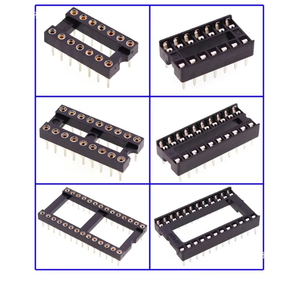 Deshang Model 09 32 Position 2x14 <strong>DIP</strong> <strong>2.54mm</strong> Pitch Gold Plated Through Hole PLCC <strong>Sockets</strong> for <strong>ICs</strong> - Product Image 4
