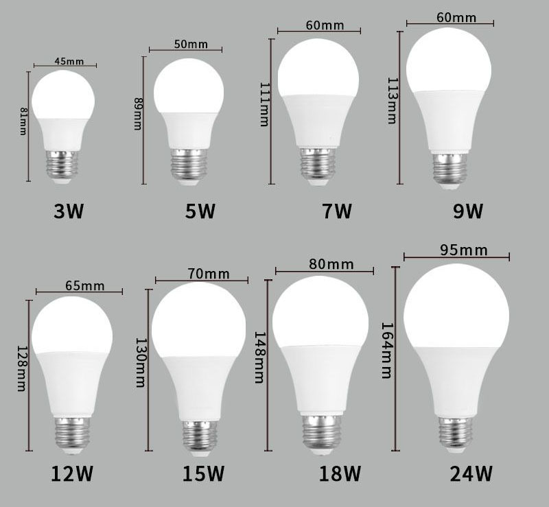 High Quality 6500K 12W A60 LED Lamp E27 B22 Bulb - Royalslite