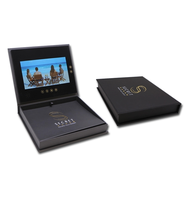 Boîte cadeau numérique tactile de 10,1 pouces avec écran LCD et USB pour invitation ou brochure vidéo