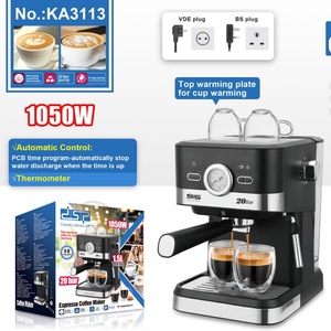 Cafetera Dsp de 20 Bares Semiautomática con Función de Espuma de Leche para Uso Doméstico en la Cocina - Product Image 2